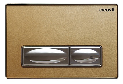 Кнопка смыва Creavit Design GP4008.00 золото