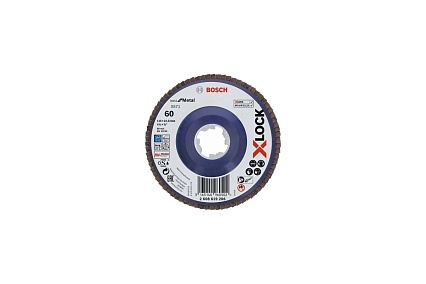 Круг шлифовальный лепестковый X-LOCK X571 Best for Metal (115 мм; G60; прямое исполнение) Bosch 2608619206