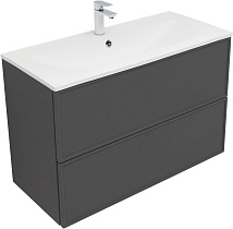Мебель для ванной Aquanet Арт 90 см ясень графит