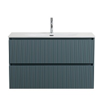 Тумба с раковиной BelBagno Uno 100 см Голубой матовый