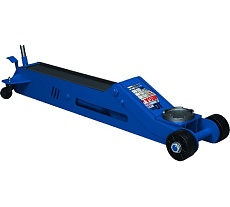 Подкатной гидравлический домкрат Mega грузоподъемностью 10000 кг. Цвет синий. T10