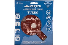Диск алмазный турбо (150х22.2 мм) Vertextools 04-150-22