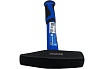 Слесарный молоток Vertextools 500 г, фибергласовая обрезиненная рукоятка 10-20-500