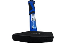 Слесарный молоток Vertextools 500 г, фибергласовая обрезиненная рукоятка 10-20-500