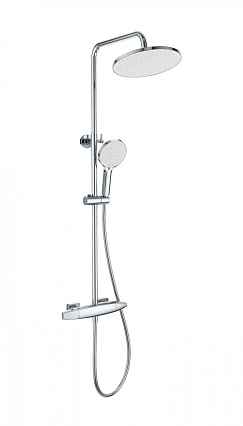 Душевая стойка Wonzon&Woghand Neo WW-B3035-A1-CR термостат, хром