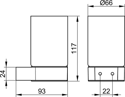 Держатель для стакана Keuco Plan 14950019000