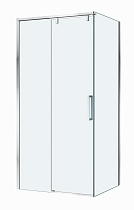 Душевой уголок BelBagno SOFT_CLOSE-1-AH-1-100/90-C-Cr 100x90 прозрачный, хром