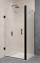 Душевой уголок RGW Passage PA-36B (PA-06B+Z-050-2B+держ.) 80x80 прозрачное, черный 41083688-014