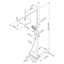 Душевая стойка Am.Pm Like F0780700