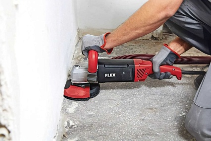 Мощная шлифовальная машина для санационных работ Flex LD 18-7 125 R, Kit Turbo-Jet 408603