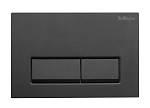 Кнопка смыва BelBagno BB-15R-NERO.M черный матовый