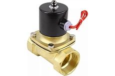 Электромагнитный клапан DN.ru VS2W-100V-NC Ду50 Ру10 латунь 24 В AC прямого действия D130-04311