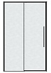 Душевая дверь Grossman Galaxy 100x195 шиншилла, черный матовый 100.K33.01.100.21.02