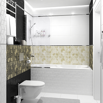 Плитка Laparet Tabu белая 30х60 см