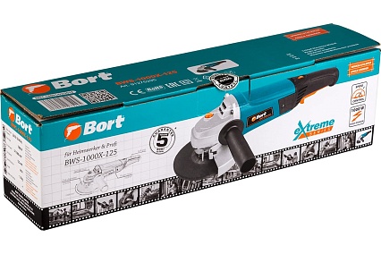 Угловая шлифовальная машина Bort BWS-1000X-125 91275295