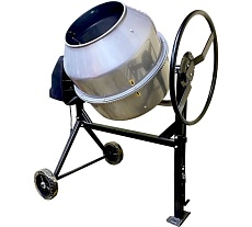 Бетоносмеситель FORZA БСМ 220, 800 Вт, 29.5 об/мин., ножная фиксация барабана, горловина барабана 390 мм FZ08.01.220.000