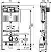 Инсталляция для унитаза TECEprofil Uni 2.0 для TOTO Neorest, высота 112 см