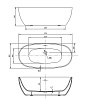 Акриловая ванна Vincea VBT-405 170x80 белый матовый