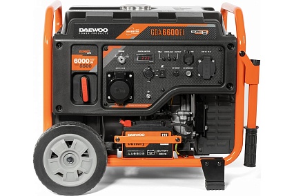 Инверторный бензиновый генератор с электрозапуском Daewoo GDA 6600Ei
