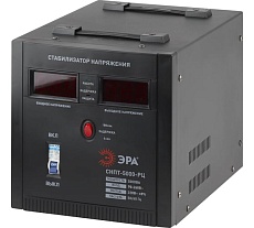 Стабилизатор напряжения Эра СНПТ5000РЦ переносной, ц.д., 90-260В/220В, Б0035297