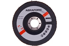 Круг лепестковый MAXPACK FlapLine CR, D125, прямой, керамика, Р60, 10 шт ABRAFORM AF-MAX-FL-CR-KLT1-60