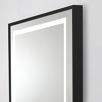 Зеркало BelBagno SPC-KRAFT-685-885-TCH-WARM-NERO 70x90 см антипар, черный в алюминиевой раме