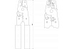 Инструмент для обжима и зачистки проводов Yato YT-2256