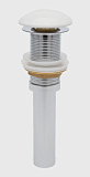 Донный клапан AQUAme AQM7002-0W без перелива, белый