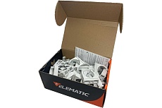 Пластиковый фиксатор для полипропиленовых труб Elematic ECLIP d=40 мм, 50 шт. 13502140