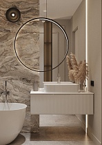 Мебель для ванной ЗОВ Кито Флавио 60 см со столешницей, белый