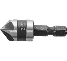 Зенкер конический по дереву, 13 мм, 6-гранный хвостовик, Политех 4970213