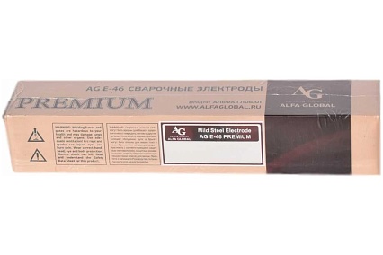 Электроды PREMIUM E-46 3.2x350 мм, 1 кг Alfa Global A-3-46-32-1
