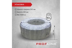Труба из сшитого полиэтилена PROFLINE PEX-В-EVOH 16х2,0 (100М) серая УТ-00046586