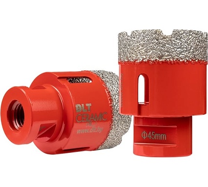 Коронка алмазная для плитки и камня CERAMIC PRO, 45 мм DLT 498