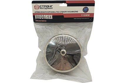 Коронка по стеклу и керамике 110 мм Strong CTK-04100110