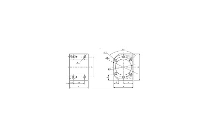 Держатель для гайки TECHNIX ШВП DSG1605 DSG1605TECHNIX