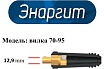 Кабельная вилка 70-95 мм, 2 шт, усиленная/два винта крепления Энаргит К70-95-2-У