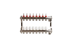 Коллекторная группа VRT 1&quot;х3/4&quot;, евроконус, 8 выходов, c расходомерами 530147