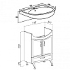 Тумба с раковиной Руно Севилья 60 см белый