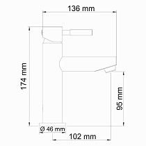 Смеситель для раковины WasserKRAFT Main 4104