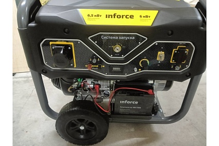 Бензиновый генератор с возможностью подключения блока автоматики Inforce GL 6500 04-03-15