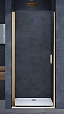 Душевая дверь Vincea Альфа (Alpha) VDP-3AL850CLG 85x195 брашированное золото, прозрачная