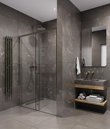 Душевая дверь Timo TDSS-120/13C-8R 120x200 прозрачное, никель