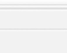Плинтус Шахтинская плитка Керамик белый 01 20х25 см, 10300000211