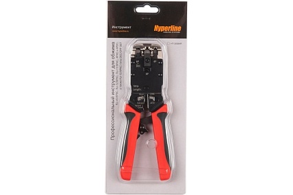 Инструмент обжимной с храповым механизмом Hyperline HT-3008AR 487746
