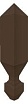 Вставка Marazzi Italy Oxford Angolare Merton Cacao 1.5х1.5 см, DCCT
