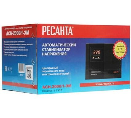 Стабилизатор напряжения Ресанта АСН 2000/1-ЭМ