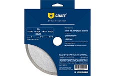 Диск алмазный по керамике (200x10х2.4x30/25.4/22.2 мм) Master GRAFF 1020010-10