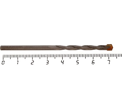Сверло по бетону 4х75х35 мм, наконечник из победита, ц/х 4 мм TORGWIN T1284050