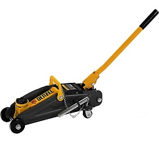 Гидравлический подкатной домкрат с фиксатором Denzel 2 т, 130-330 мм 51153